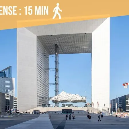 Cosy/la Defense 15min Walking15 Min Champs Elysees